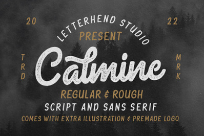 Calmine - Font Duo &amp; Extras