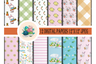 Digital Paper For Easter Sublimation