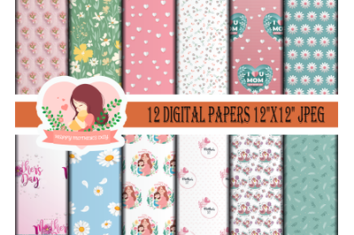 Mothers Day Paper Digital Sublimation