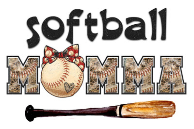 Softball Momma Sport Sublimation