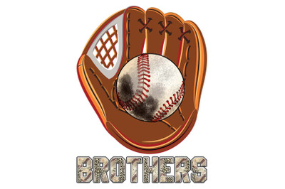 Baseball Glove Brothers Sublimation