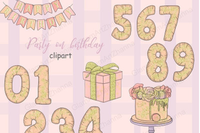 Party On Birthday Clipart