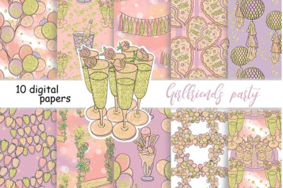 Girlfriends Party Pattern