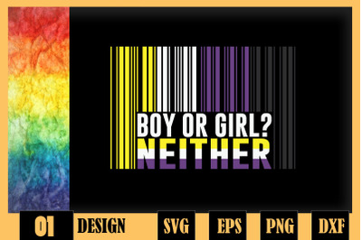 LGBT Pride Boy or Girl? Neither