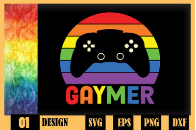 Gaymer LGBT Gamer Rainbow Flag