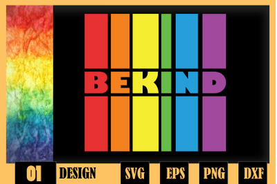 LGBTQ Be Kind Gay Rainbow Flag