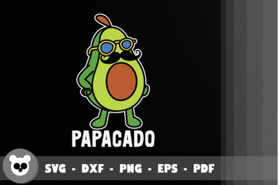 Funny Design Avocado Dad Papacado