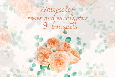 Watercolor Flower Bouquets PNG