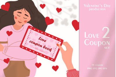 Love Coupon set for Couples
