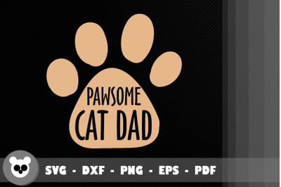 Design For Father Pawsome Cat Dad