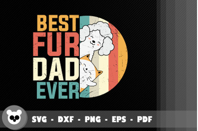 Funny Design Slogan Best Fur Dad Ever