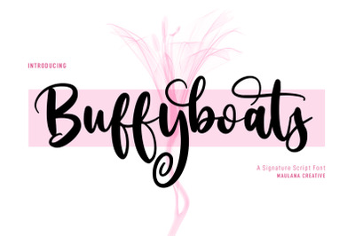 Buffyboats Handwriten Script Font