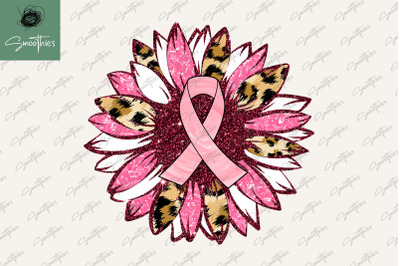 Sunflower Pink Breast Cancer Awareness