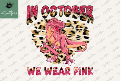 Breast Cancer Awareness Dinasaur Ribbon