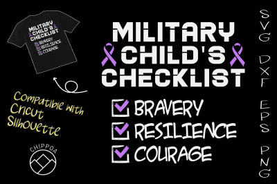 Military Child&#039;s Check list