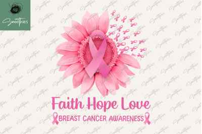 Faith Hope Love Breast Cancer Awareness