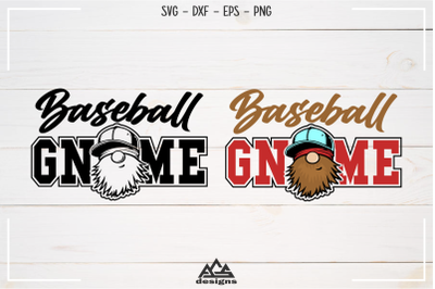 Baseball Gnome Baseball Svg Design
