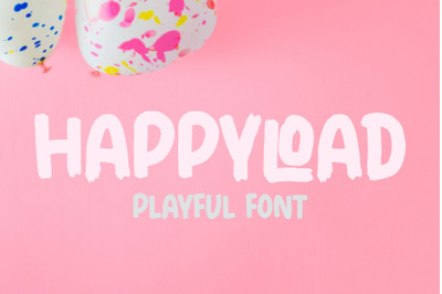 HAPPYLOAD - Playful Font