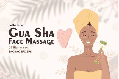 Gua Sha face massage collection