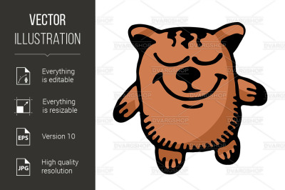 Cartoon bear