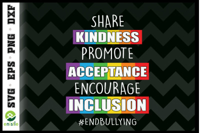 Unity Day Share Kindness Anti Bullying