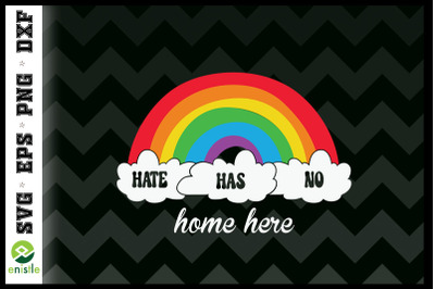 LGBT Rainbow Hate has no home here