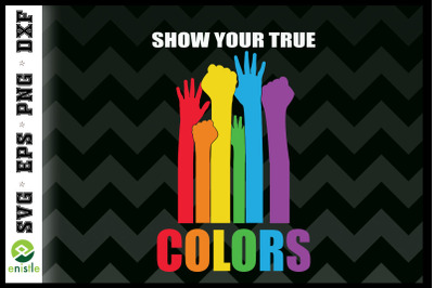 True Colors Rainbow Pride Flag LGTBQ