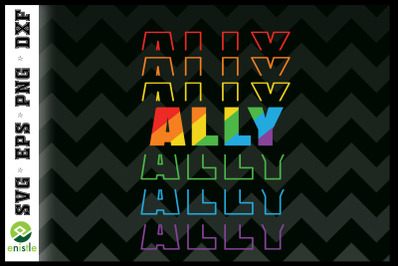 Rainbow Color ALLY