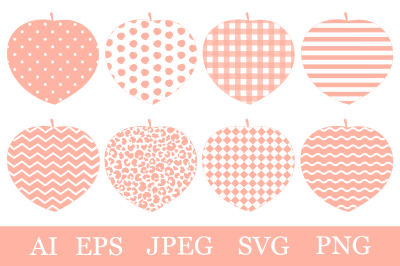 Peach bundle. Peach ornament. Peach sublimation. Peach SVG