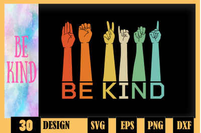 Be Kind Hand Sign Language