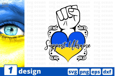 Support Ukraine SVG Cut File