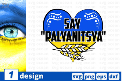 Say PALYANITSYA SVG Cut File