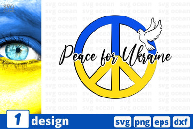 Peace For Ukraine SVG Cut File