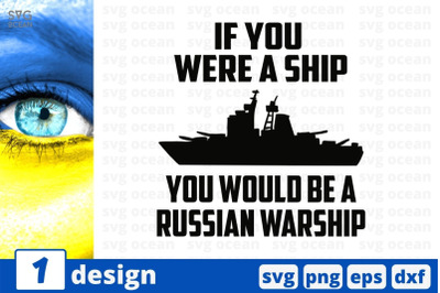 If You Were A Ship SVG Cut File