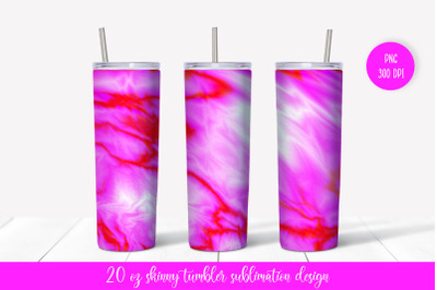 Hot Pink Tumbler Sublimation Wrap. Neon Tumbler  Design