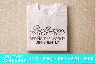 Autism Seeing The World Differently SVG