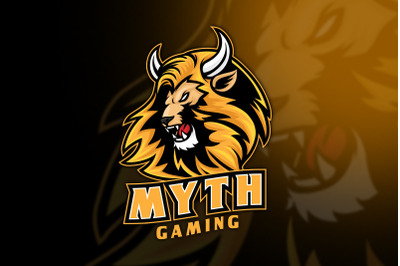 Lion Myth Esport Logo Template