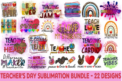 Teachers Day Sublimation Bundle