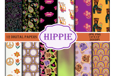 Hippie Pattern Sublimation Bundle