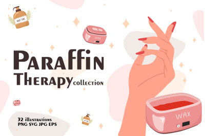 Paraffin therapy, wax from skin care