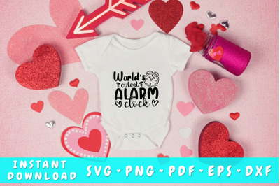 World&amp;&23;039;s Cutest Alarm Clock SVG