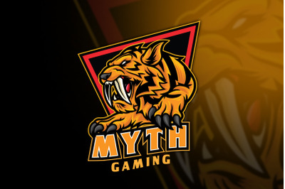 Tiger Myth Esport Logo Template