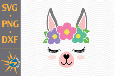 Llama Face SVG&2C; PNG&2C; DXF Digital Files Include