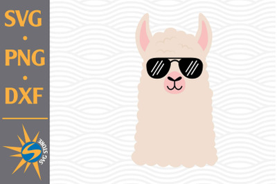 Llama Head SVG&2C; PNG&2C; DXF Digital Files Include