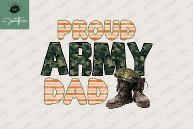 Proud Army Dad Tshirt Sublimation