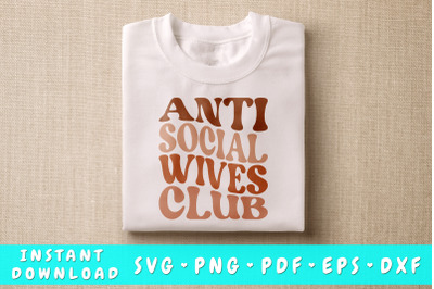 Anti Social Wives Club SVG