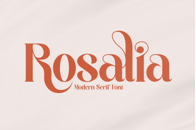 Rosalia Typeface