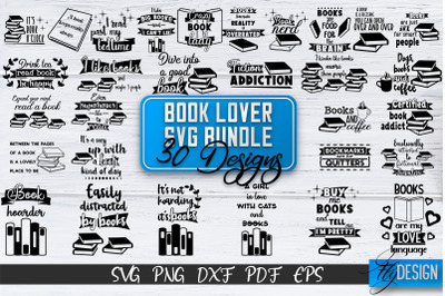 Book Lover SVG | Funny Quotes SVG | Reading SVG Bundle