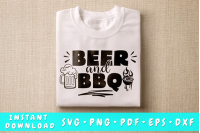 Beer And BBQ SVG