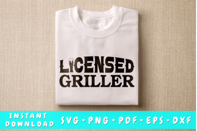 Licensed Griller SVG